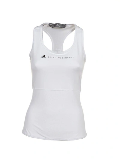 Shop Adidas By Stella Mccartney Logo Tank Top In Bianco