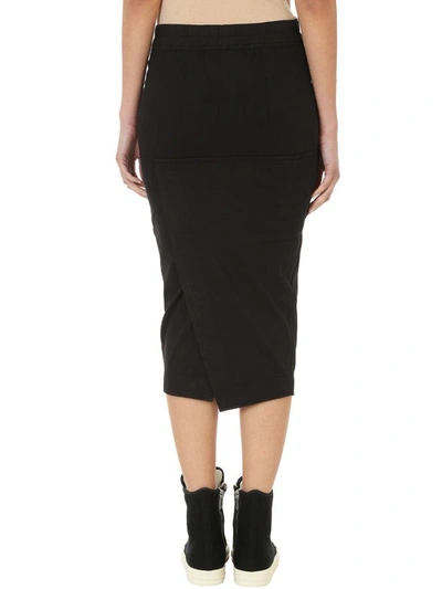 Shop Drkshdw Drawstring Pillar Soft Skirt In Black