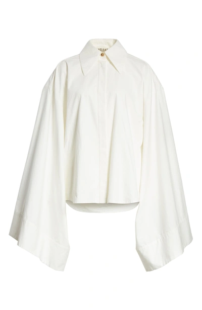 Shop A.w.a.k.e. Kimono Sleeve Shirt In White