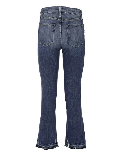 Shop Frame Cropped Jeans In Denim