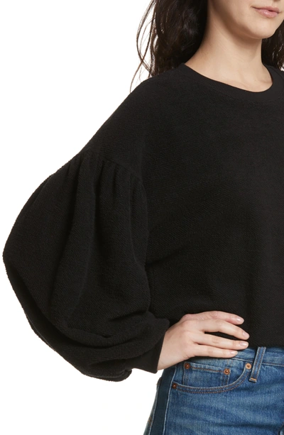 Shop Free People Sleeves Like These Sweater In Black