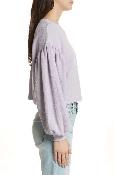Shop Free People Sleeves Like These Sweater In Lilac