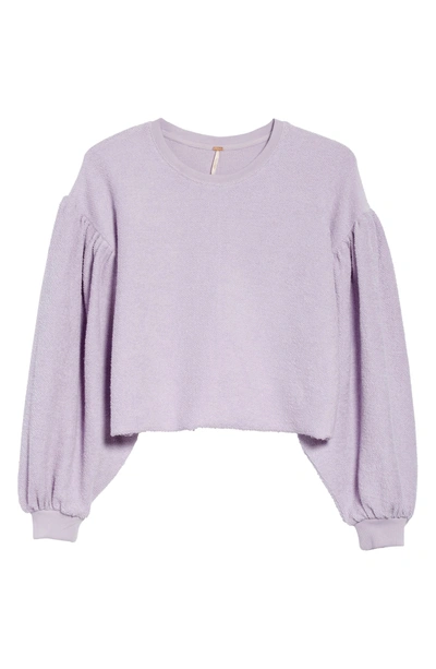Shop Free People Sleeves Like These Sweater In Lilac