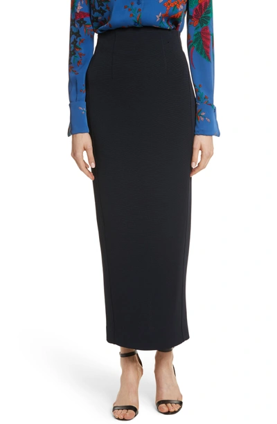 Dvf high waisted fitted midi clearance skirt