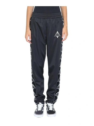 Shop Marcelo Burlon County Of Milan Kappa Track Pants In Nero