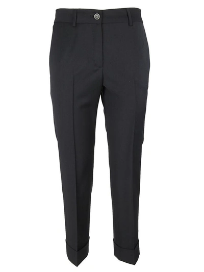 Shop Ql2 Megan Trousers In Navy