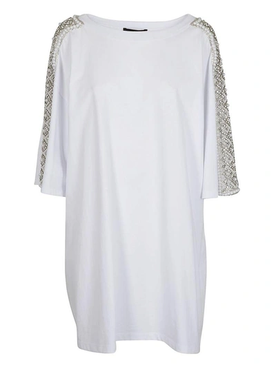 Shop Amen Couture Embellished T-shirt In White