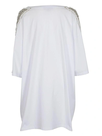 Shop Amen Couture Embellished T-shirt In White