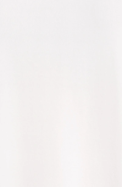 Shop Eileen Fisher Crewneck Silk Top In Soft White
