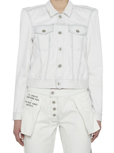 Shop Ben Taverniti Unravel Project Jacket In White
