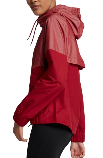 Shop Nike Windrunner Jacket In Tough Red/ Tough Red