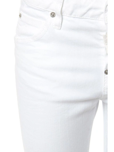 Shop Dsquared2 White Twiggy Cotton Jeans