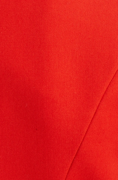 Shop Balmain Oversize Wool Blazer In Red
