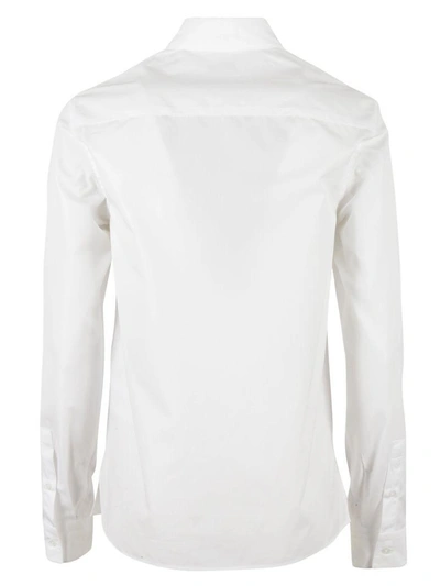 Shop Kenzo Chest Logo Shirt In White