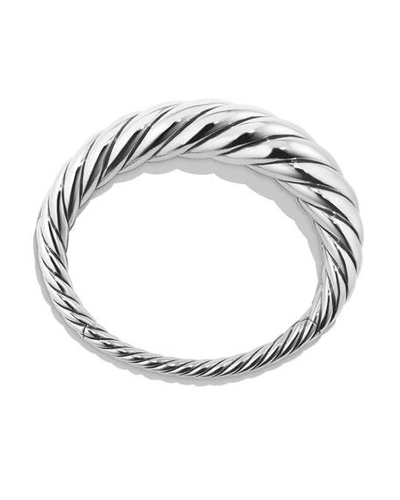 Shop David Yurman 17mm Pure Form Cable Bracelet In Silver