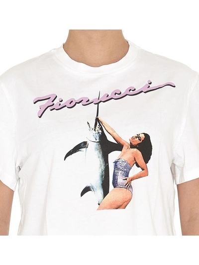 Shop Fiorucci Swordfish Boyfriend Tshirt In White