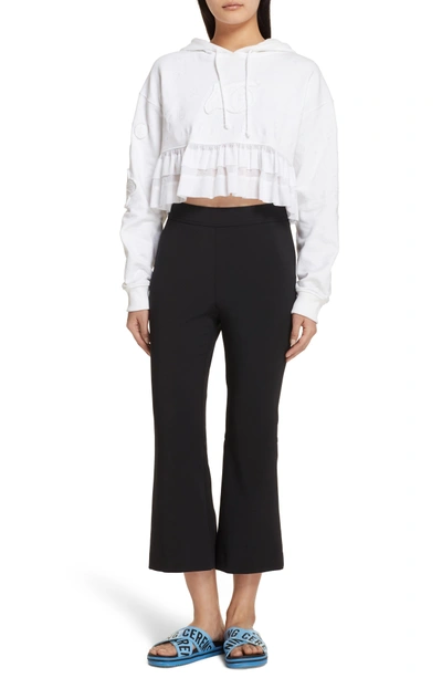 Shop Opening Ceremony William Back Panel Crop Pants In Black