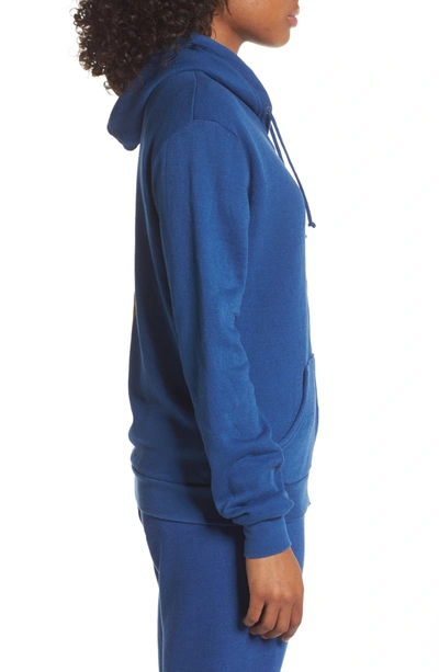 Shop Aviator Nation Bolt Zip Hoodie In Royal Blue