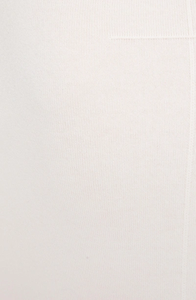 Givenchy Oversized V-neck Wool-cashmere Sweater W/ Pearlescent Trim In Off White