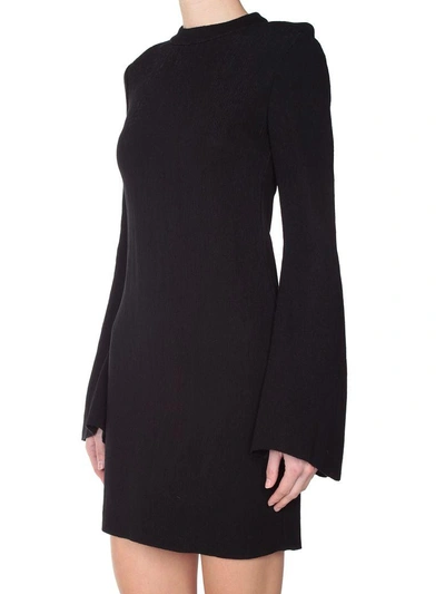 Shop Ellery Duckie Flared-sleeves Tunic Dress In Black