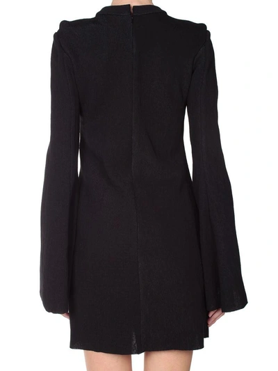 Shop Ellery Duckie Flared-sleeves Tunic Dress In Black
