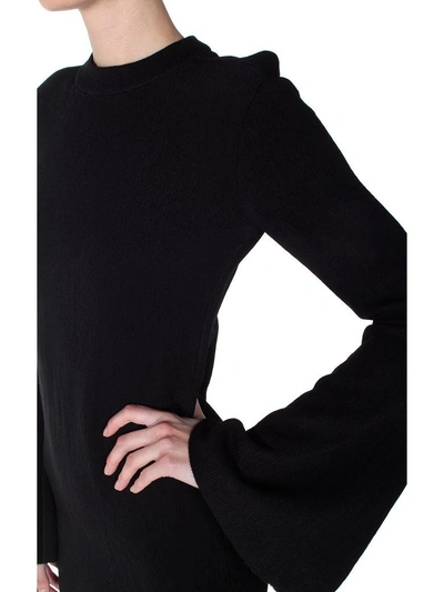 Shop Ellery Duckie Flared-sleeves Tunic Dress In Black