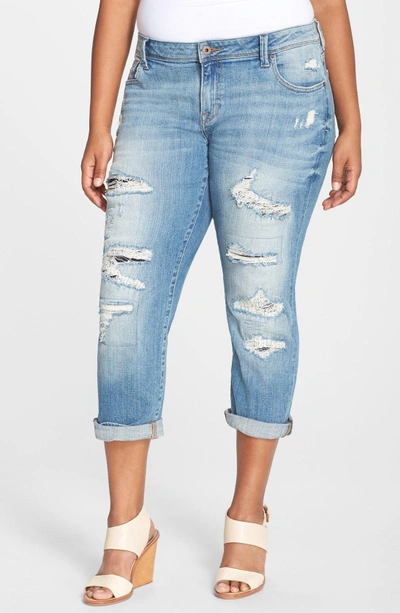Shop Lucky Brand 'reese' Ripped Boyfriend Jeans In San Marcos