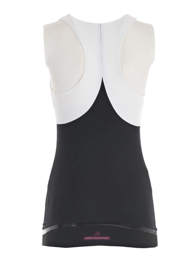 Shop Adidas Originals Adidas By Stella Mccartney Tank Top In White Black