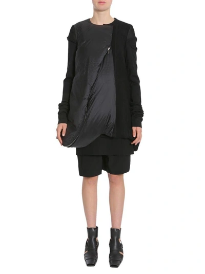 Shop Rick Owens Winter Heron Jacket In Nero