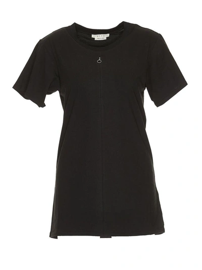 Shop Alyx Invisible Zip T-shirt In Black