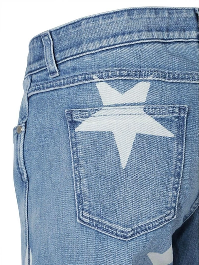 Shop Stella Mccartney Ankle Glazer Star Jeans In Indigo