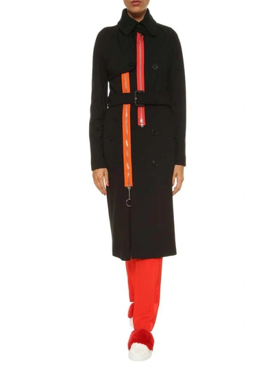 Shop Givenchy Trenchcoat In Nero