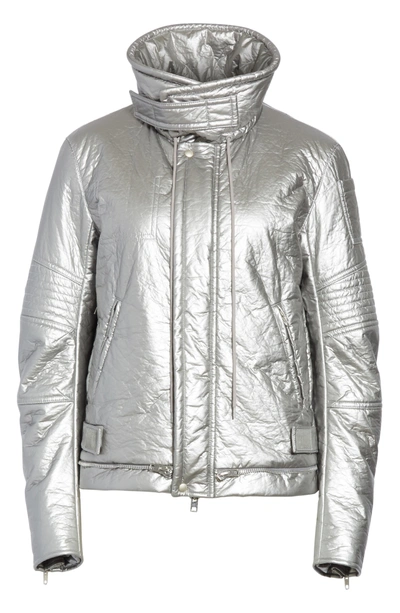 Shop Helmut Lang Re-edition Astro Moto Jacket In Silver
