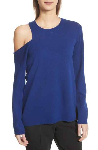 Shop A.l.c Hamilton Wool & Cashmere Sweater In Deep Cobalt