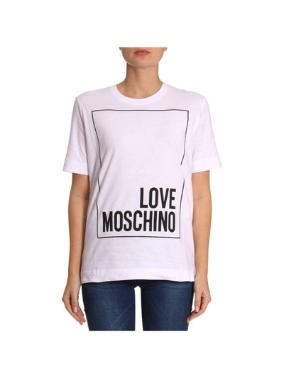 Shop Love Moschino T-shirt T-shirt Women Moschino Love In White