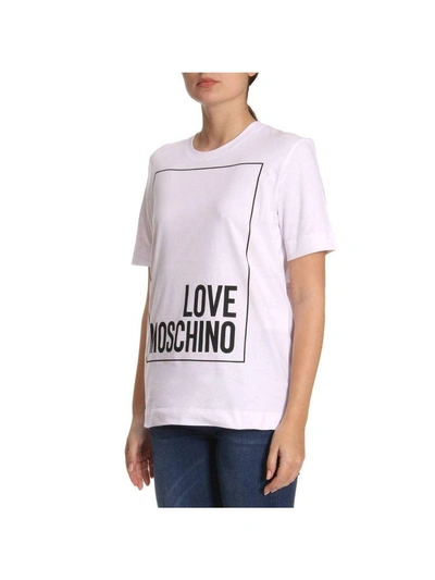 Shop Love Moschino T-shirt T-shirt Women Moschino Love In White