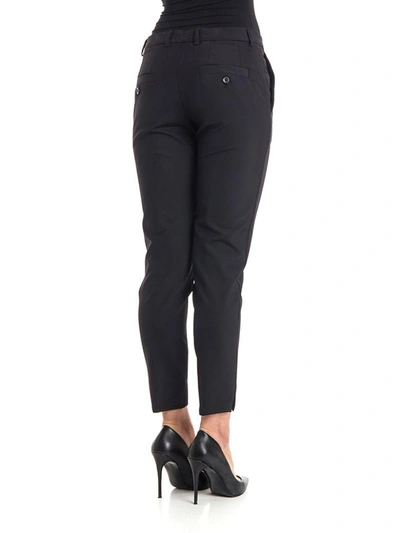 Shop Newyorkindustrie Cotton Trousers In Black