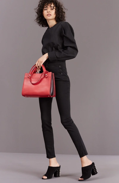 Shop J Brand Natasha Sky High High Waist Super Skinny Jeans In Seriously Black