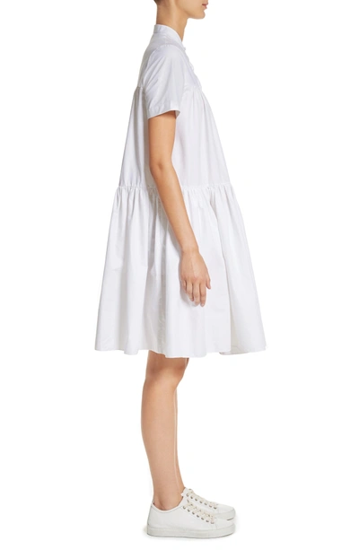 Shop Co Tiered Puff Dress In White
