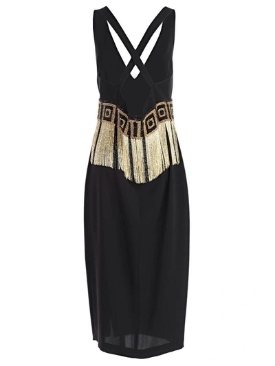 Shop Versace Dress In Gnero Oro