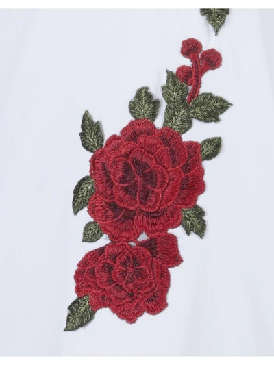Shop Philipp Plein Embroidered Dress In White