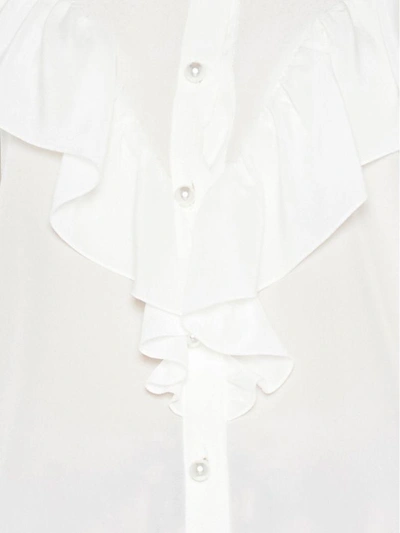 Shop Boutique Moschino Shirt In White