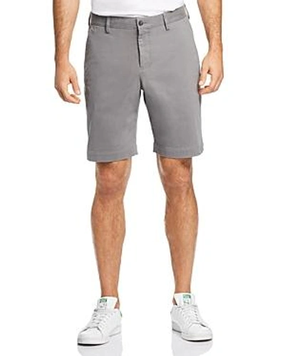 Shop The Men's Store At Bloomingdale's Twill Regular Fit Shorts - 100% Exclusive In Gray