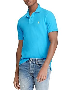 custom slim stretch mesh polo