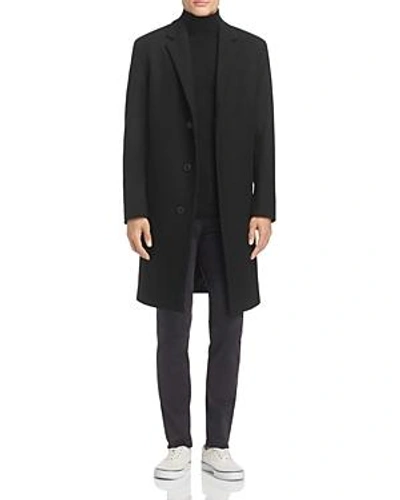 Shop Theory Bower Wool Coat In Eclipse