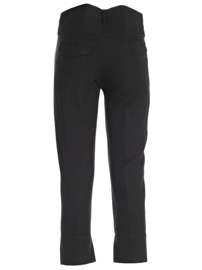 Shop Ann Demeulemeester Pantalone In Black