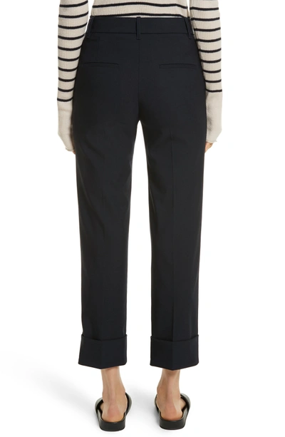 Shop Vince Cuffed Coin Pocket Trousers In Coastal