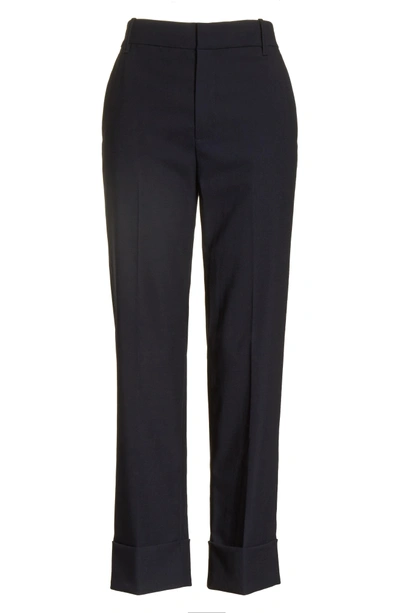 Shop Vince Cuffed Coin Pocket Trousers In Coastal