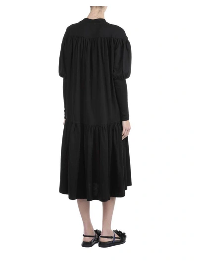 Shop Marni Cotton Dress In Black