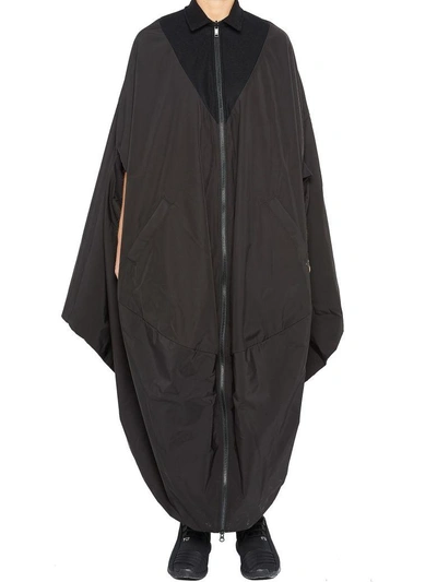 Shop Y-3 Coat In Black